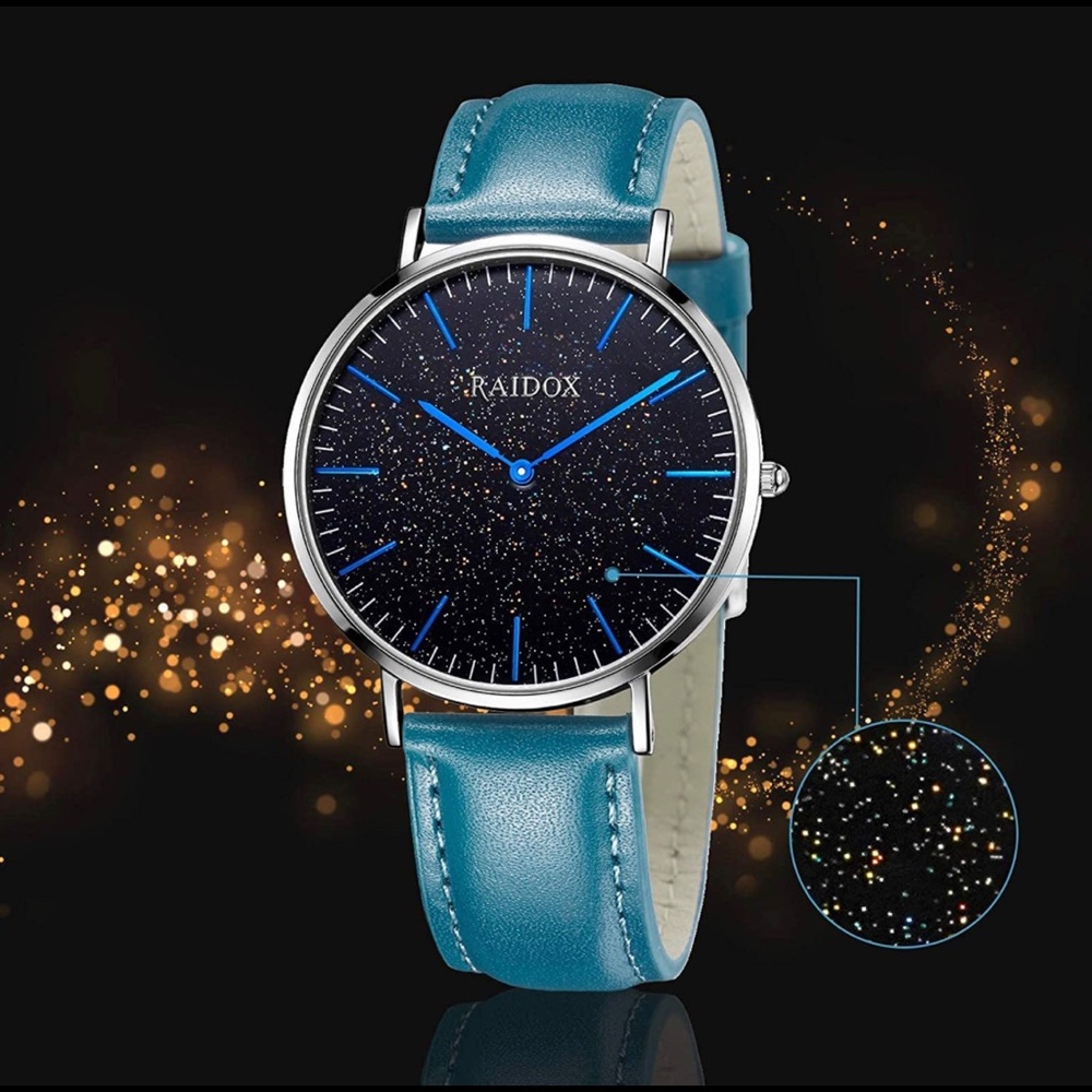 Raidox Wrist Watch for Women Analog Watch Quartz Leather Strap